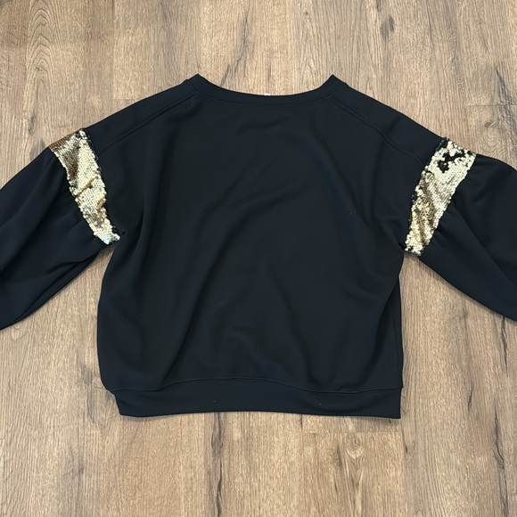 TCEC Black Sequin Sweatshirt - Picture 4 of 4